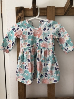 Vestido de algodón con flores ML. CHEEKY. 3 meses. - comprar online