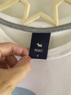 8A | Remera blanca MC con 89. MIMO. 8 años. en internet