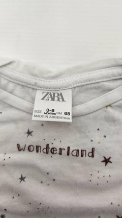 3/6M | LUPE - Remera Zara blanca estrellitas. 3-6 meses - comprar online