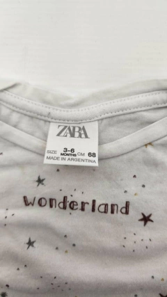 3/6M | LUPE - Remera Zara blanca estrellitas. 3-6 meses - comprar online