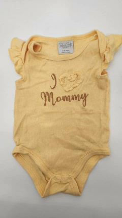 3M | Set Body amarillo y calza tipo denim - 3 meses - comprar online