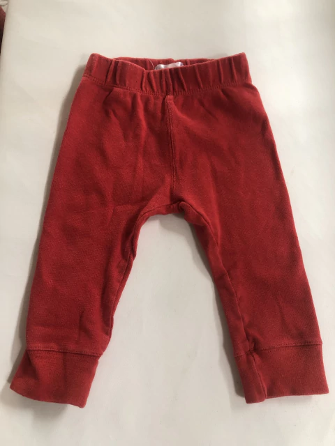 3M | Pantalón rojo de algodón. CHEEKY. 3 meses.