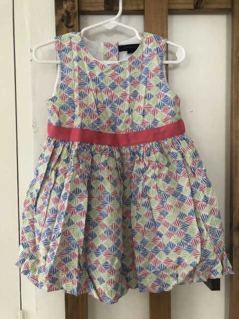 3A | Vestido sin mangas rosa, celeste, verde. TOMMY. 3 años.