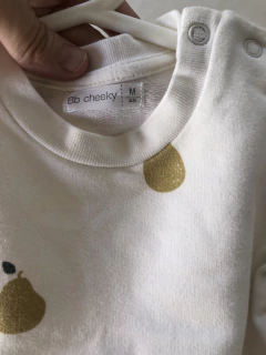 Buzo blanco con peras. CHEEKY. 6 meses. - comprar online