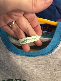 10A | Remera gris y verde ML. Advanced. 10 años. - comprar online