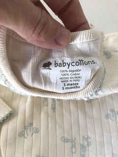 Conjunto de body ML con ranita. BABY COTTONS. 3 meses. en internet