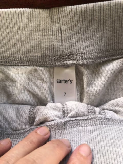 /A | Short gris de algodón con elástico. CARTERS. 7 años. - comprar online