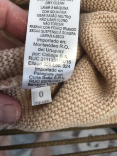 Conjunto tejido rosa viejo. MAGDALENA ESPOSITO. Recien Nacido. - tienda online