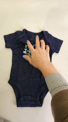 3M | Body azul trex Carters - 3 meses - comprar online