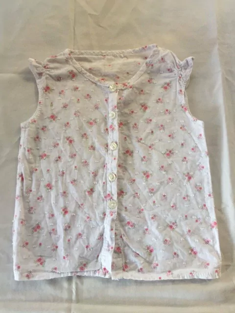 12/18M | Camisa florcitas MC. 12/18 meses.