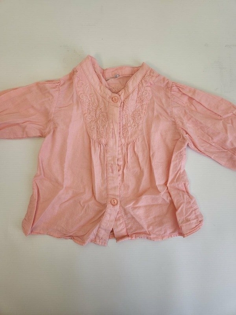 6M | Camisa con bordados - 6 meses