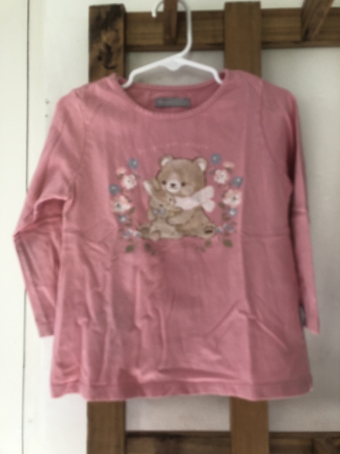 Outlet- Remera ML rosa con osos. MIMO. 4 años.