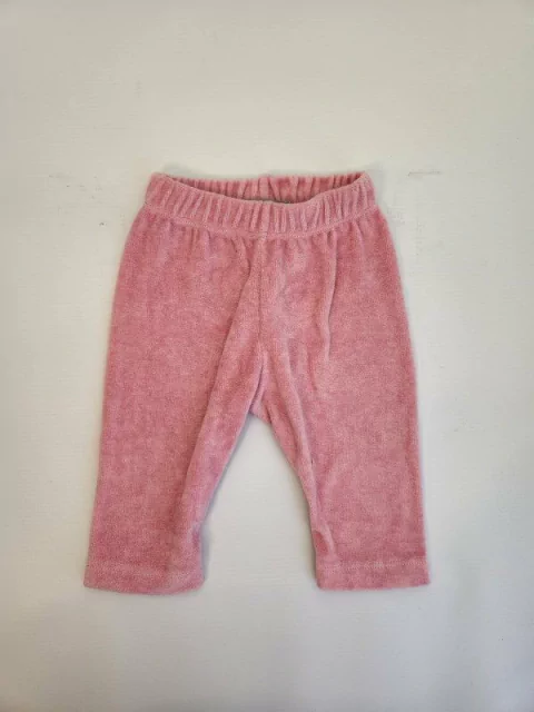 3M | Pantalon rosa de plush Mimo - 3 meses