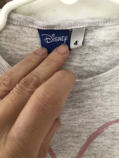 Remera ML gris Minie. DISNEY. 4 años. en internet