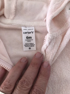 Conjunto de plush rosa de buzo y pantalón. CARTERS. 6 meses. - comprar online