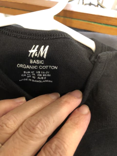 Body ML negro. HYM. 18 meses. - comprar online