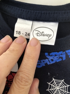 Remera azul ML Spidy. DISNEY. 18/ 24 meses. - comprar online