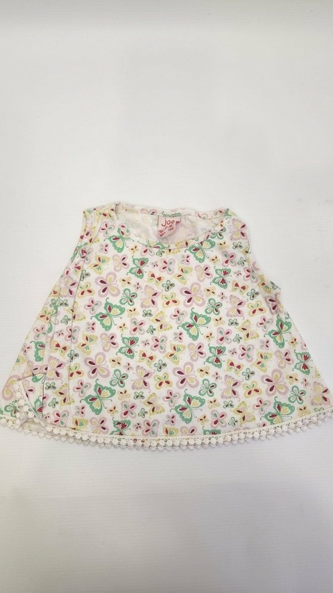 12M | Musculosa con mariposas - 12 Meses