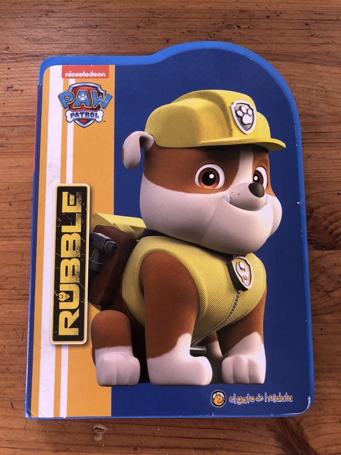 Libro Paw Patrol. Rubble.