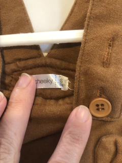 3M | Enterito de algodón marrón con osito. CHEEKY. 3 meses. - comprar online