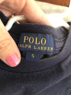Remera azul MC. POLO. 5 años. - comprar online