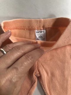 RN | Pantalón algodón salmón. CARTERS. Recién Nacido. - comprar online