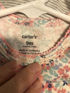 Body MC floreado. CARTERS. 9 meses. - comprar online