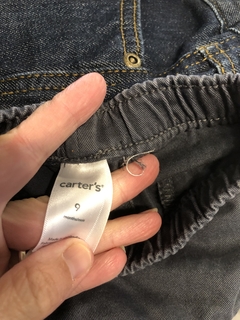 9M | Outlet- Pantalón azul con elástico. CARTERS. 9 meses. - comprar online
