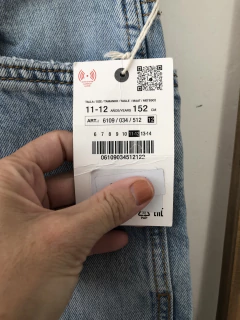 NUEVO- Jean ancho con bolsillos. ZARA. 11/12 años. Ver medida cintura en foto. en internet
