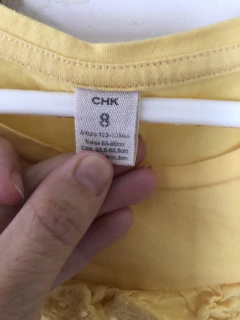 Musculosa amarilla. CHEEKY. 8 años - comprar online