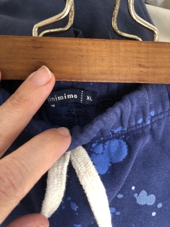 Pantalón jogging azul con manchas celestes. MIMO. 12 meses. - comprar online