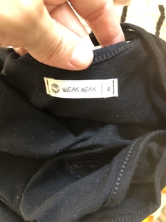 4A | Musculosa negra. Weak Meak. 4 años. - Lo Canto • Moda Circular