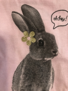 9M | Remera rosa MC con conejo y brillos. CARTERS. 9 meses. en internet