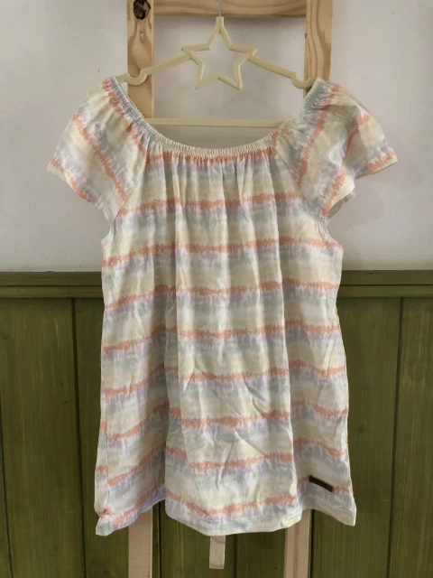 Remera MC con rayas a colores. Weak Meak. 14 años.