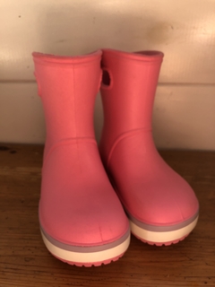 Botas de lluvia rosas. CROCS. C8. - comprar online
