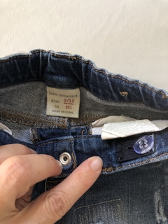 9/12M | Jean azul con patchwork. ZARA. 9/12 meses. - comprar online