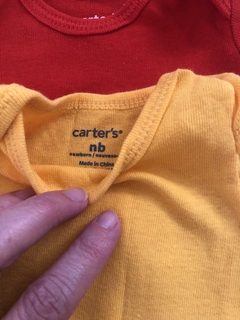 Set- Cinco bodys MC. CARTERS. Recien Nacido. - comprar online