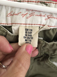 5/6A | Bermuda verde. HYM. 5/6 años. - comprar online