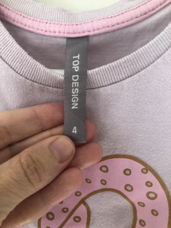 Outlet- Remera MC lila. Top Design. 4 años - comprar online