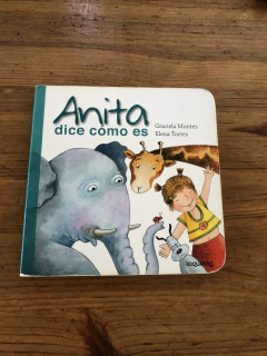 LIBRO- Anita dice como es. Tapa y hojas duras. en internet