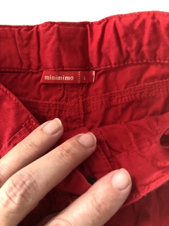 9M | Pantalón rojo pañalero. MIMO. 9 meses. - comprar online