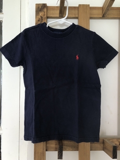 Remera azul MC. POLO. 5 años.