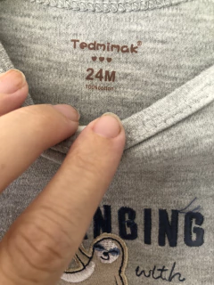 Set- Dos bodys MC azul y gris. Tedmimak. 24 meses. en internet