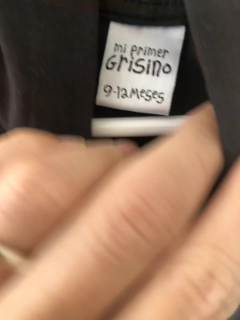 Conjunto de buzo y pantalon jogging negro. GRISINO. 9/12 meses. en internet