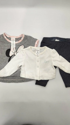3M | Set Remera minnie, calza y saco - 3 meses - comprar online