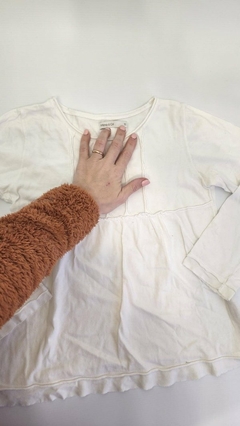 Remera blanca MIMO. Talle 10. - comprar online