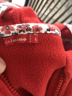 9M | Enterito de polar rojo con capucha. CHEEKY. 9 meses. - comprar online