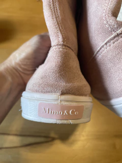 33 | Botas de gamuza rosa. MIMO. Talle 33. - tienda online