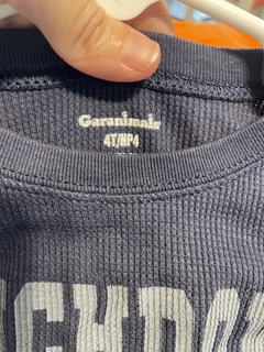 4A | Remera ML azul con pelota. GARANIMALS. Talle 4 años. - comprar online