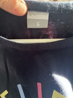 6A | Remera ML azul Magic. GEPETTO. 6 años. - comprar online